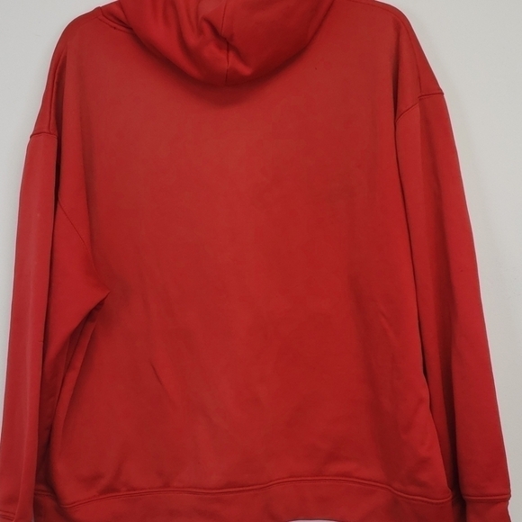 Y2k Russell Pouch Hoodie Georgia EXL Red Loved UC - Picture 2 of 13